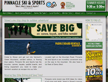 Tablet Screenshot of pinnacleskisports.com